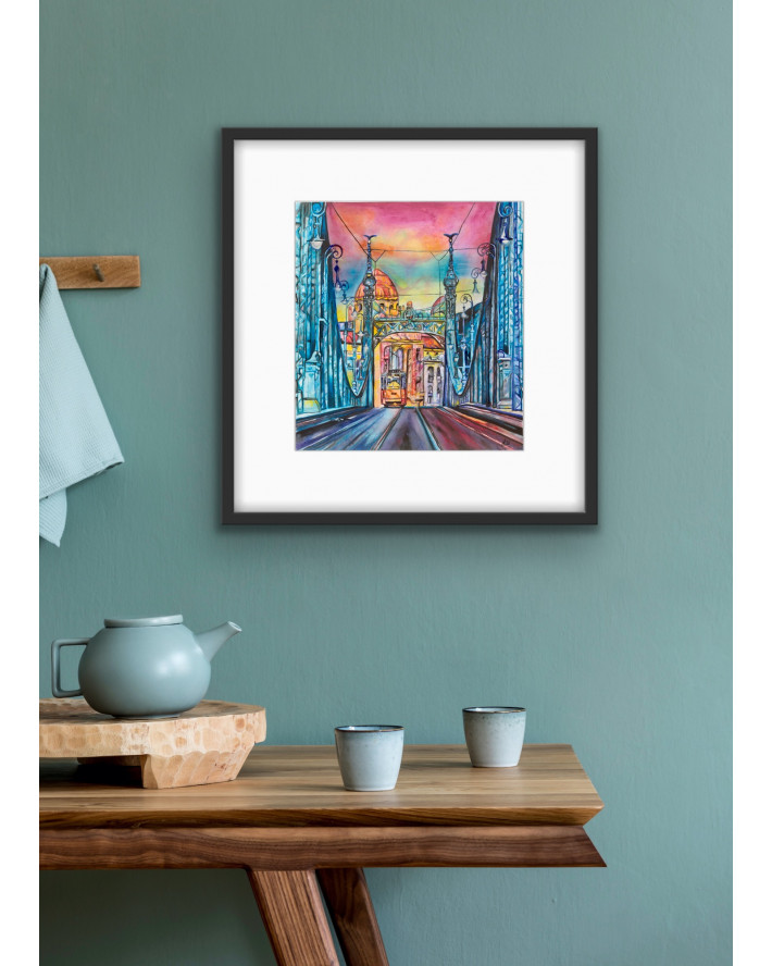 Liberty Bridge - Hand Embellished